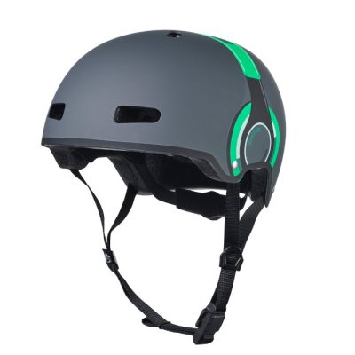 Čelada Micro slušalke M (54-58 cm/6+ let) siva